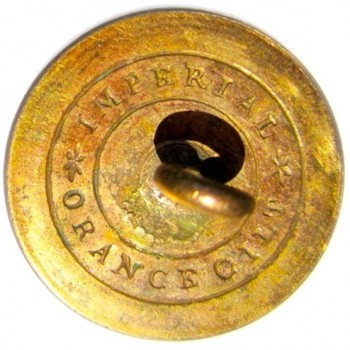 1820's Rifles Militia Gilded Brass Officer's pattern 22mm georgewashingtoninauguralbuttons.com R