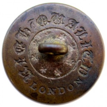 1830's Maine Militia Northern Star 21mm. Brass georgewashingtoninauguralbuttons.com r
