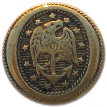 1830's us Navy NA 86 Cuff orig Shank RJ Silversteins georgewashingtoninauguralbuttons.com O