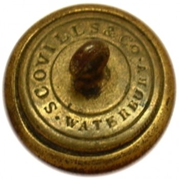 1840 Texas Navy 23mm Brass Orig Shank tice's TX224 r