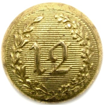 1840s -50s New York 12th Regiment Independence Guard New York City 13.4mm Gilt Brass Tice NY228 As1.1 PD $100. 05-07-12 O