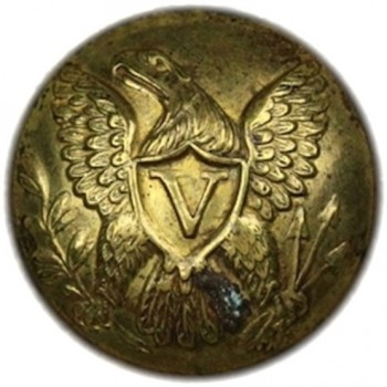 1847-48 Volitgeurs 20mm Gilded Brass georgewashingtoninauguralbuttons.com o1