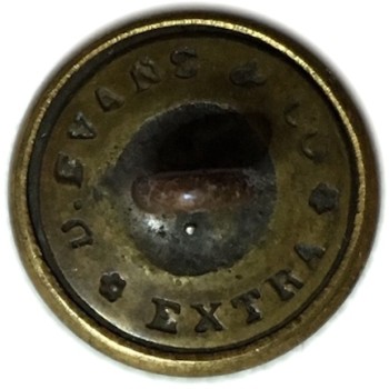 1865-90's Massachusetts Militia 14.91mm Gilt Brass Tice MS212Cs.1 - MS 37Av Georgewashingtoninauguralbuttons.com R