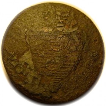 18th Century Loyalist Button rj silversteins george washington inaugural buttons BCL-17