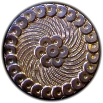 1775 General Button 29mm Gilt Brass Round Disk Border O